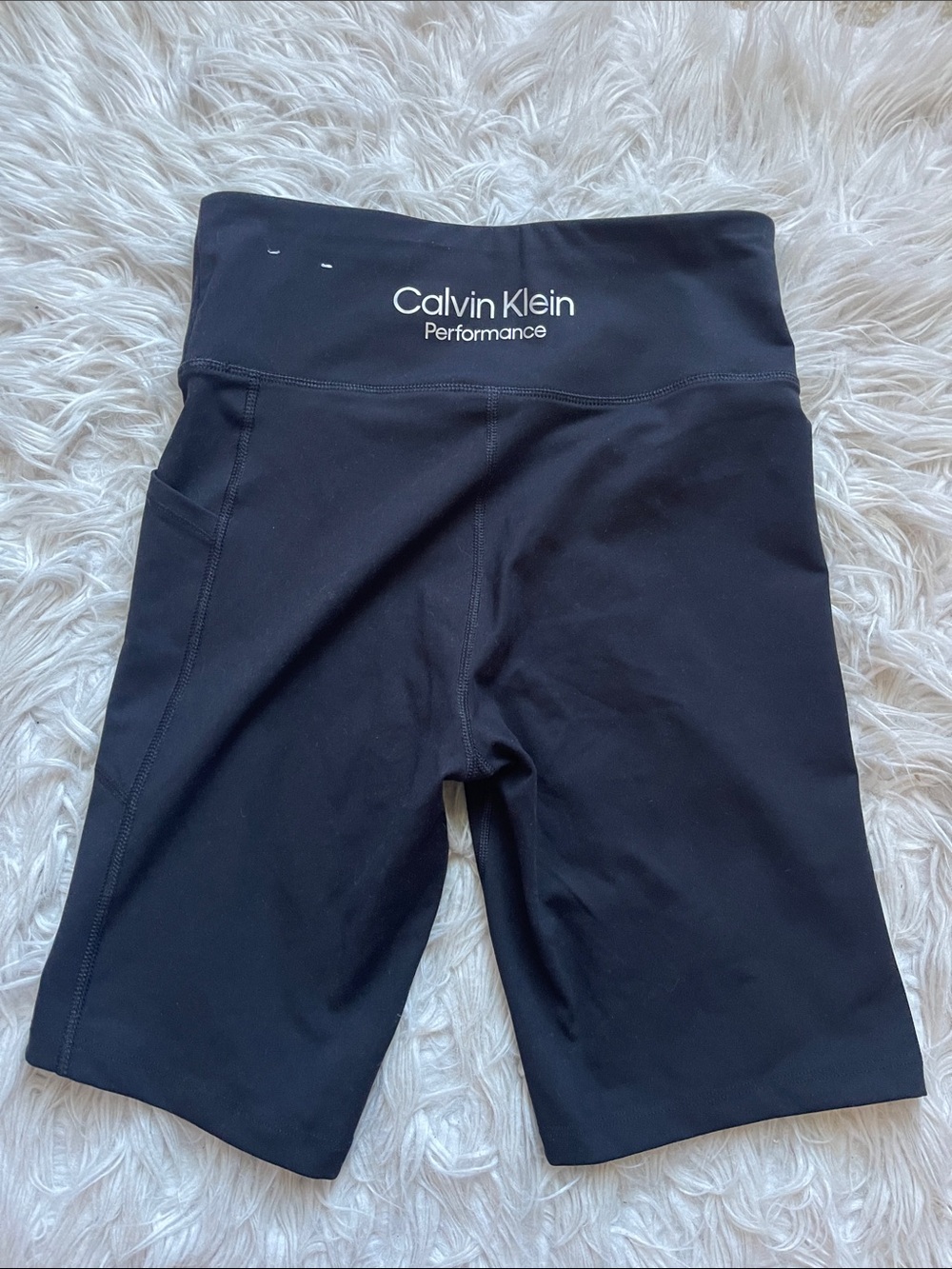 Calvin Klein Black Performance Leggings Shorts